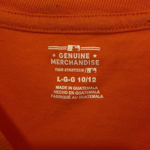 MLB Houston Astros T-Shirt Girls Size Large 10/12 🔥 - Picture 3 of 4